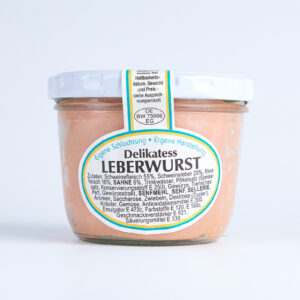Delikatessleberwurst Glas 200gr.