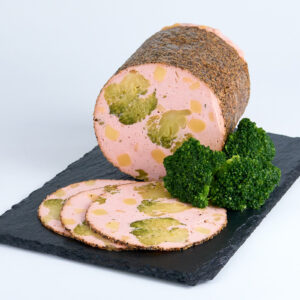 Broccoli-Lyoner mit Käse