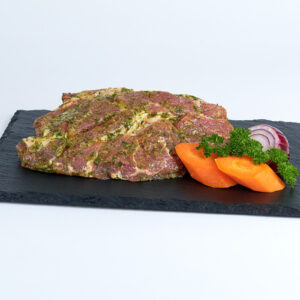 Halssteak grün mariniert